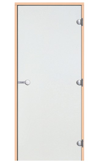 Aspen Black Frame Door Scan, Grey Glass 690x2090mm